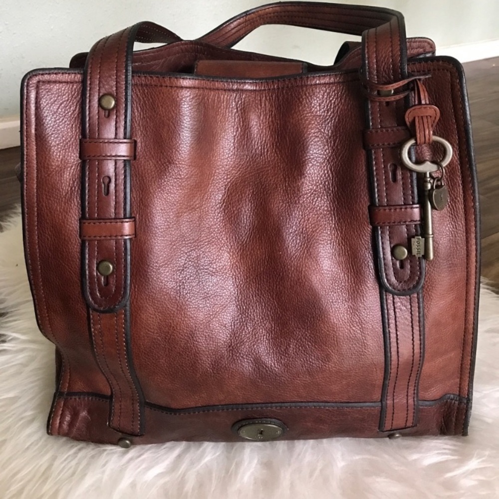 Gorgeous fossil tote/computer bag